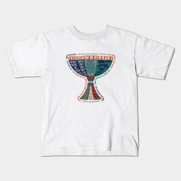 The Grail!? Kids T-Shirt by CuriousCurios